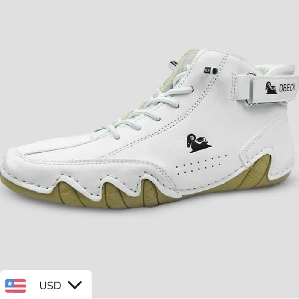 White High-Top Men's Shoes Size11